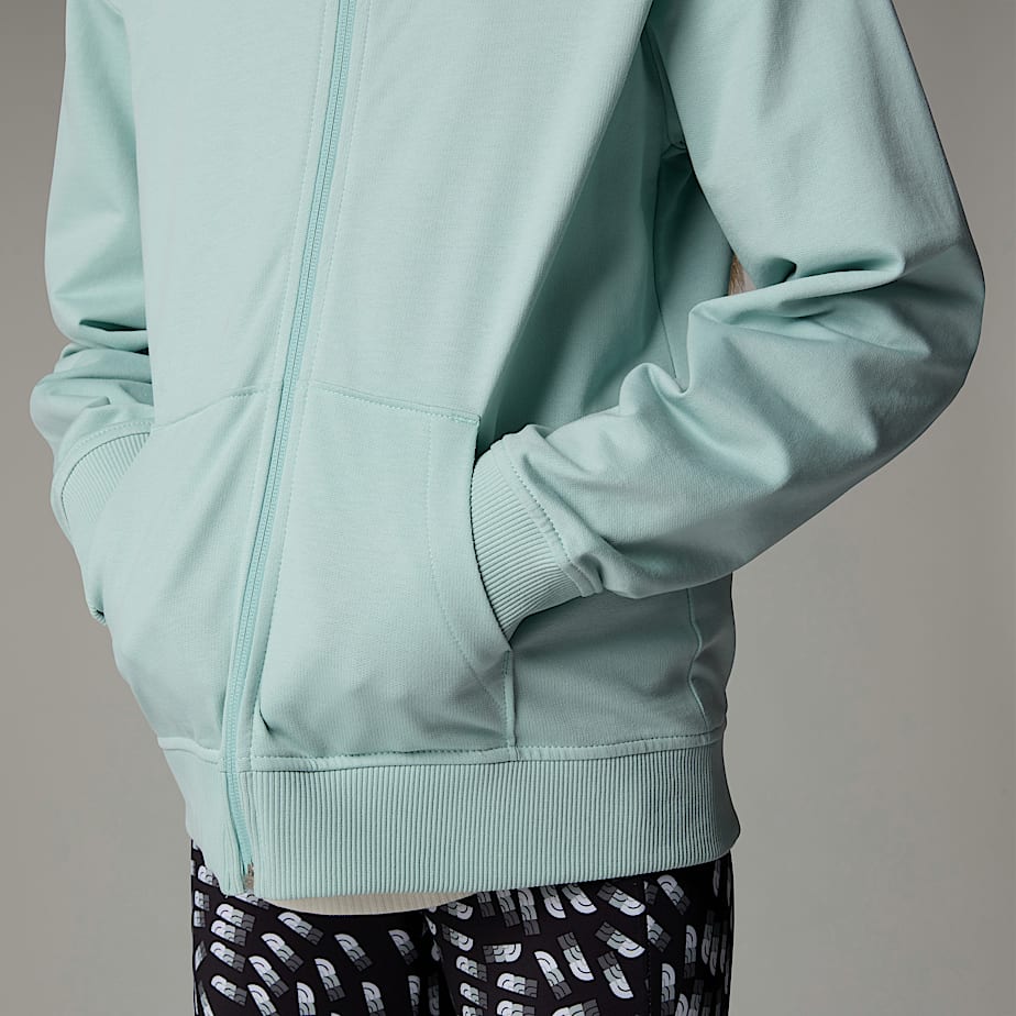 The North Face Oversized Light Full-Zip Hoodie Jackor Barn Turkos | NF0A50T1P