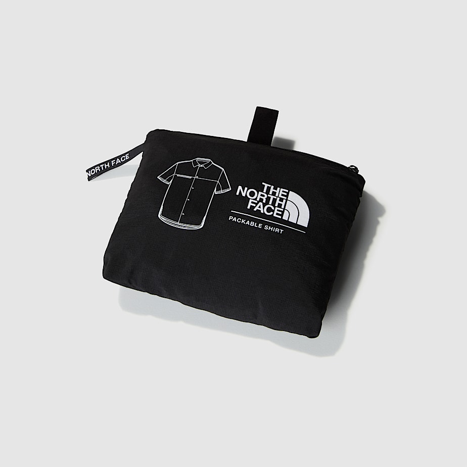 The North Face Packable Skjorta Herr Svarta | NF0A95X0P