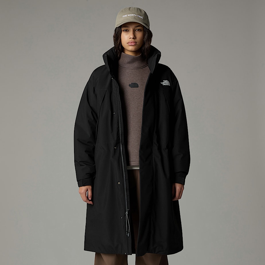 The North Face Padded Long Length Parka Dam Svarta | NF0A78O9F