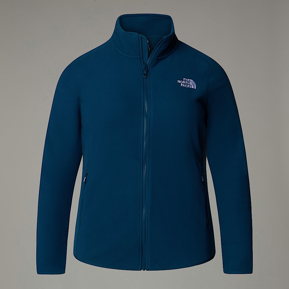 The North Face Plus Size 100 Glacier Full-Zip Fleecejackor Dam Marinblå | NF0A88B4W
