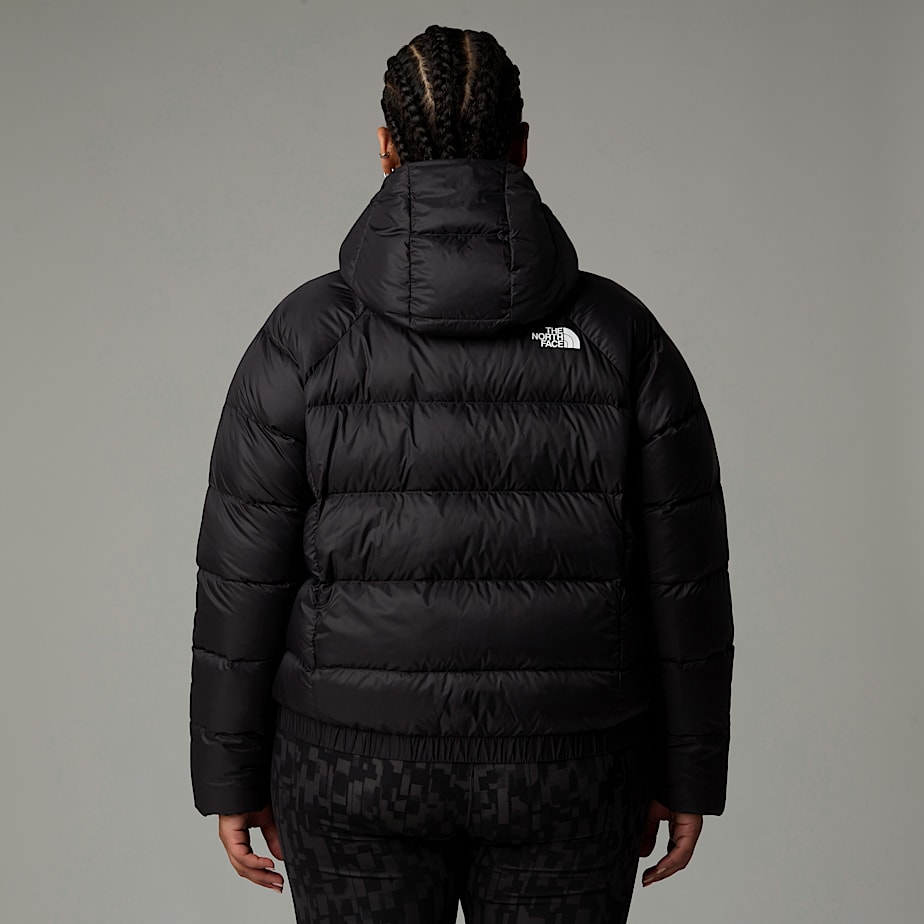 The North Face Plus Size Hyalite Down Hooded Jackor Dam Svarta | NF0A08I8L