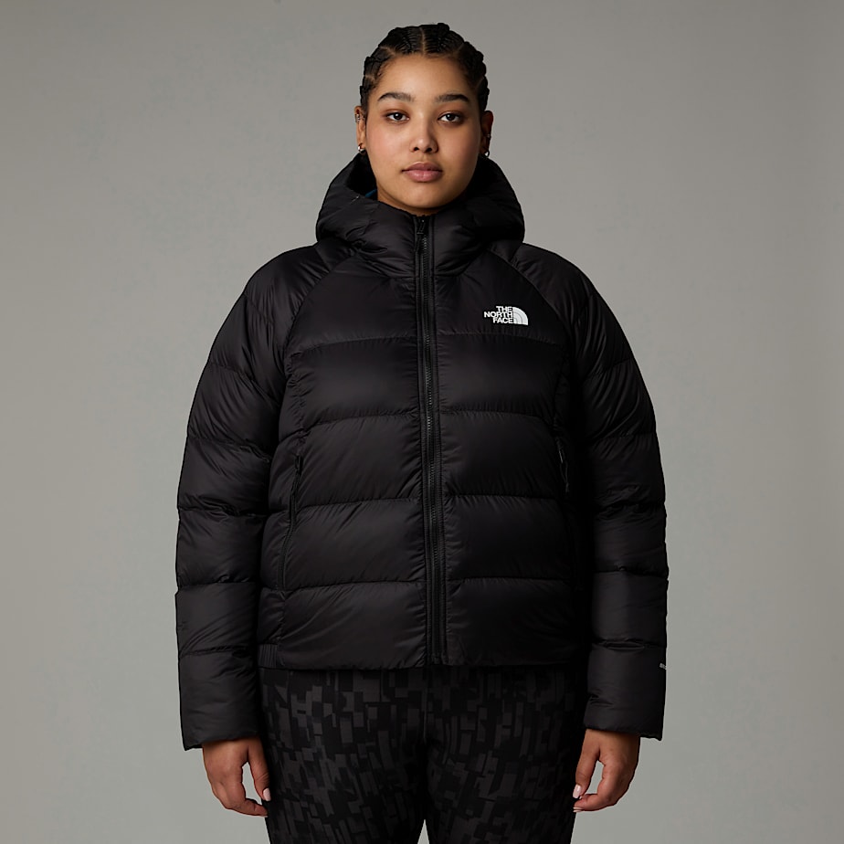 The North Face Plus Size Hyalite Down Hooded Jackor Dam Svarta | NF0A08I8L