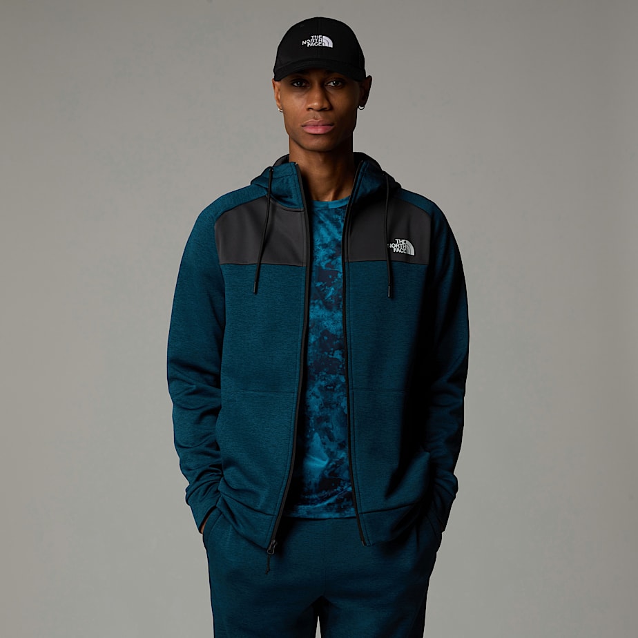 The North Face Reaxion Fleece Full-Zip Hoodie Herr Grå | NF0A57J2V