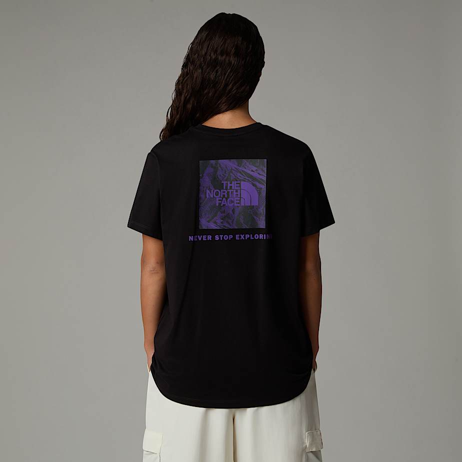 The North Face Relaxed Redbox Graphic T-shirt Dam Svarta | NF0A22G7V