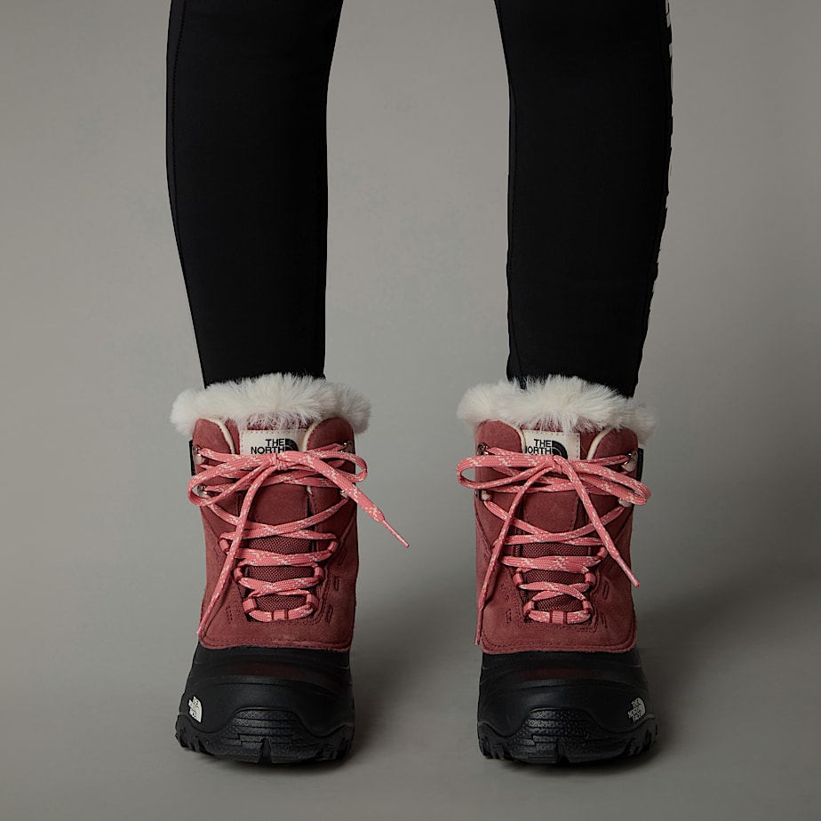 The North Face Shellista V Lace Waterproof Snow Stövlar Barn Röda | NF0A49T2E