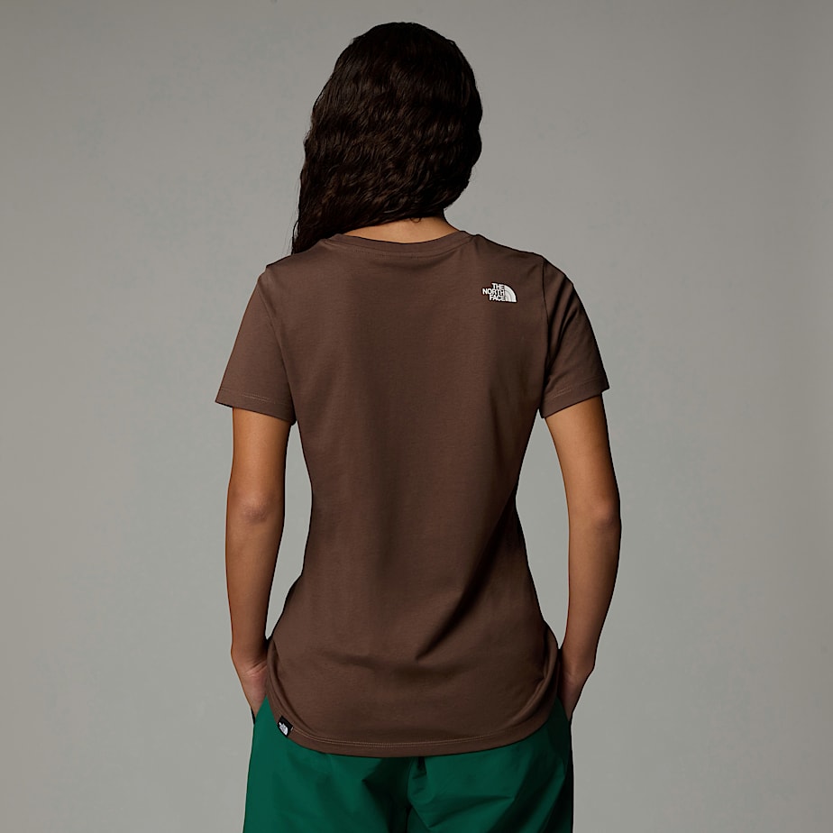 The North Face Simple Dome T-shirt Dam Bruna | NF0A63D9J
