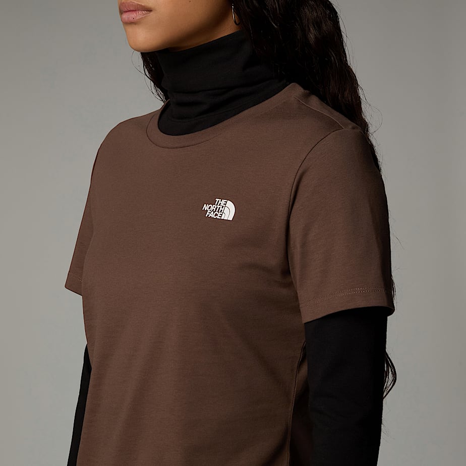 The North Face Simple Dome T-shirt Dam Bruna | NF0A63D9J