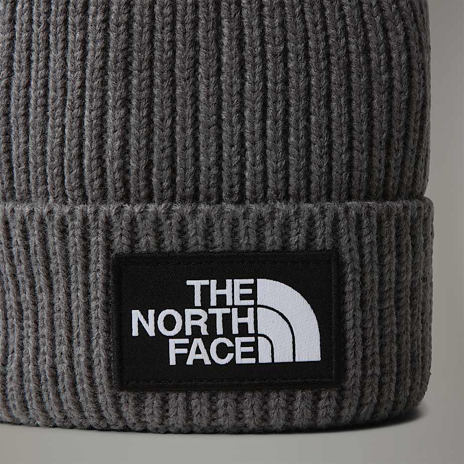 The North Face TNF Box Logo Cuff Mössa Barn Grå | NF0A21O1T