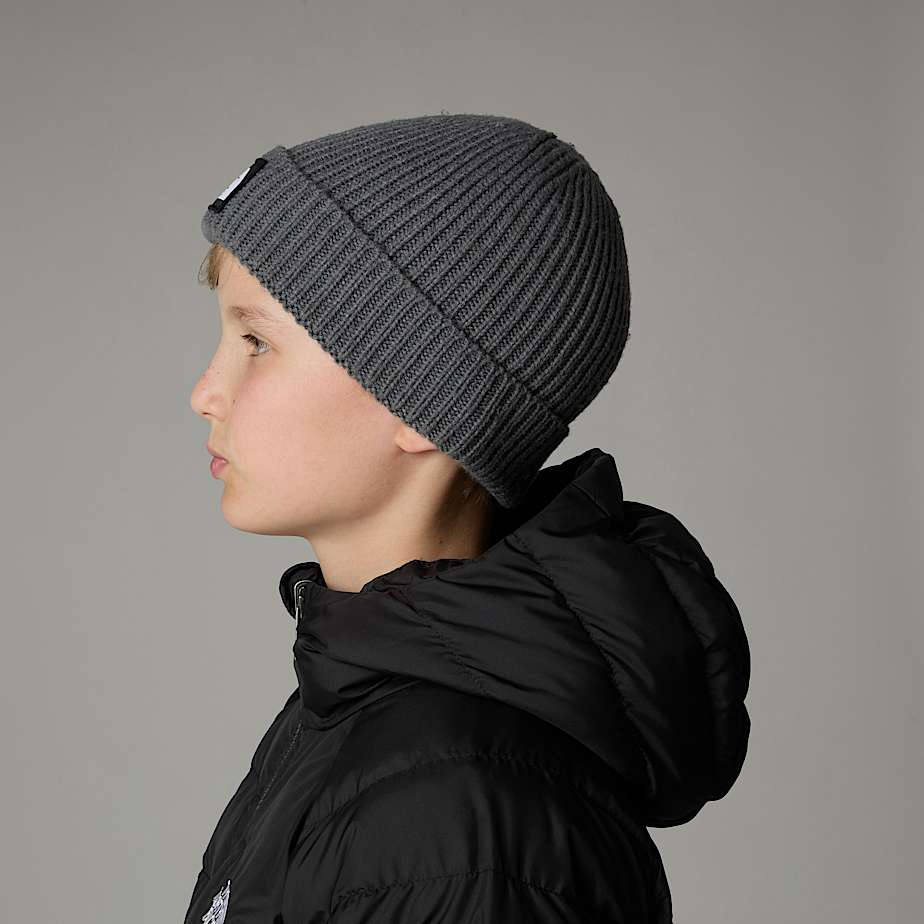 The North Face TNF Box Logo Cuff Mössa Barn Grå | NF0A21O1T