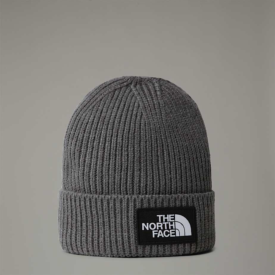 The North Face TNF Box Logo Cuff Mössa Barn Grå | NF0A21O1T