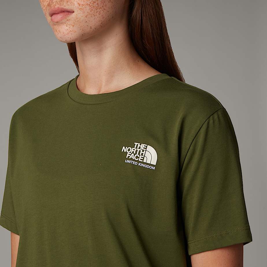 The North Face UK Redbox T-shirt Dam Gröna | NF0A40S5I