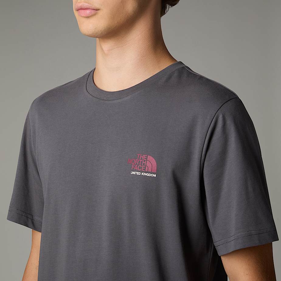 The North Face UK Redbox T-shirt Herr Grå | NF0A25V9Q