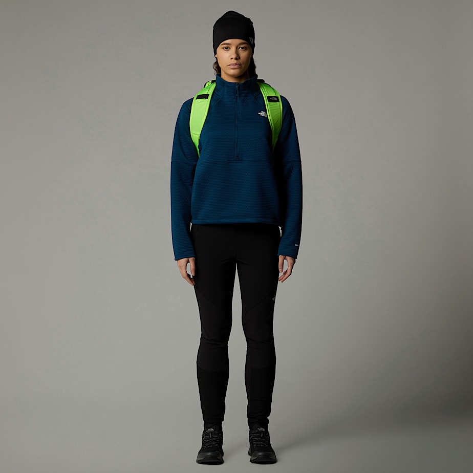 The North Face Vertical Thermal 1/4 Zip Fleece Pullover Dam Marinblå | NF0A10Y6D