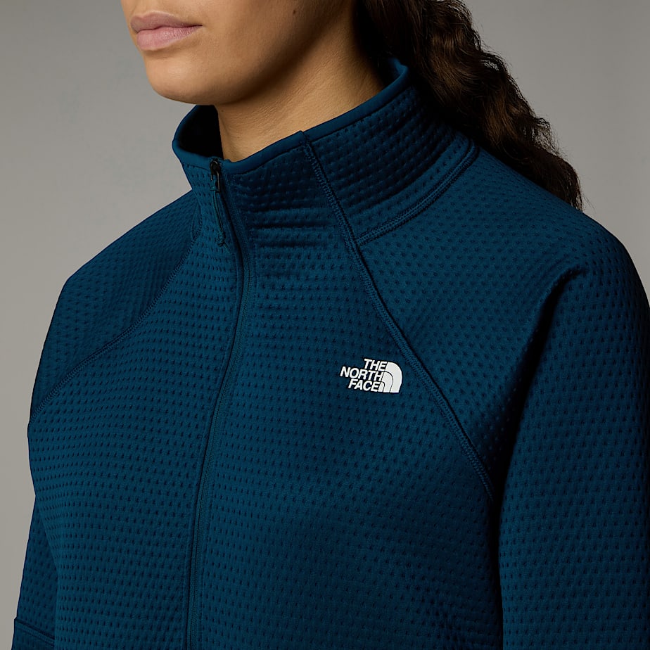 The North Face Vertical Thermal 1/4 Zip Fleece Pullover Dam Marinblå | NF0A10Y6D