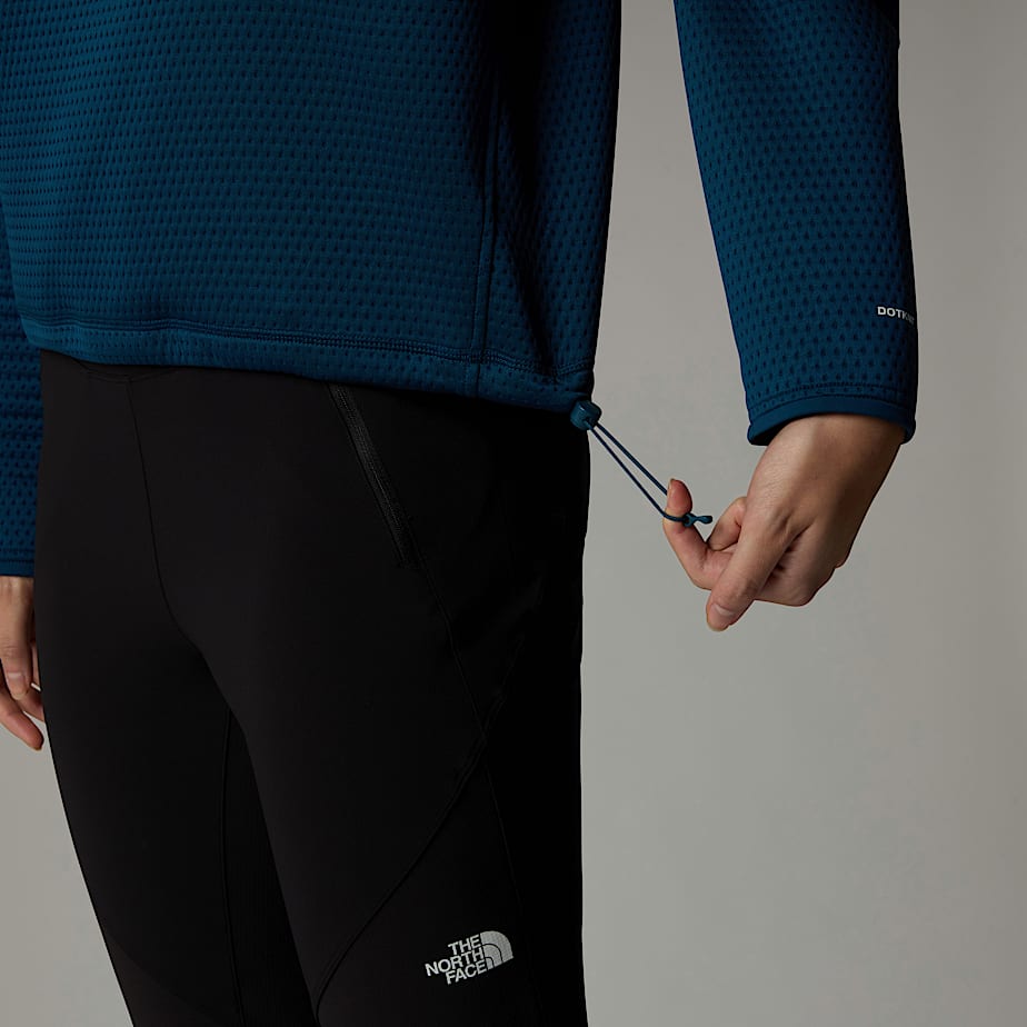 The North Face Vertical Thermal 1/4 Zip Fleece Pullover Dam Marinblå | NF0A10Y6D