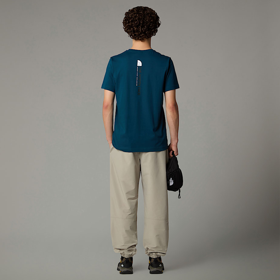 The North Face Vertical T-shirt Herr Marinblå | NF0A15U4T