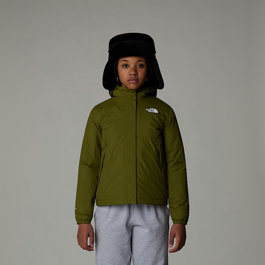 The North Face Warm Antora Rain Jackor Barn Olivgröna | NF0A33W3M