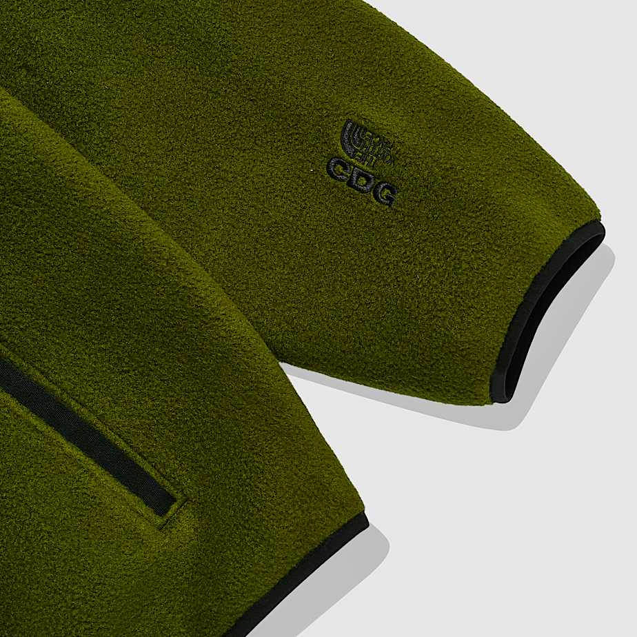 The North Face X CDG North Dome Fleece Pullover Herr Gröna | NF0A77K2Z