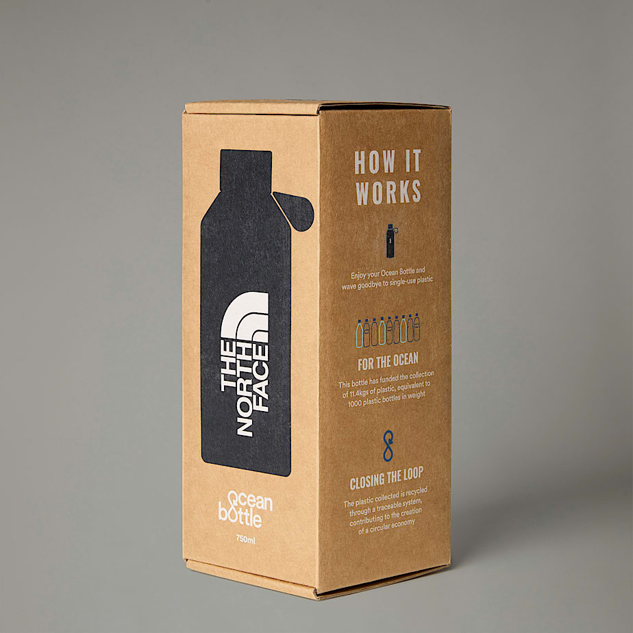 The North Face X Ocean Bottle 0.65L Vattenflaskor Dam Svarta | NF0A27E4D