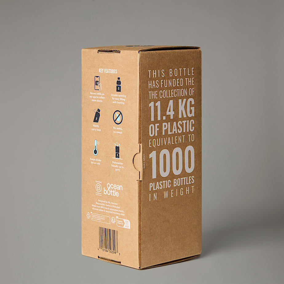 The North Face X Ocean Bottle 0.65L Vattenflaskor Dam Svarta | NF0A27E4D