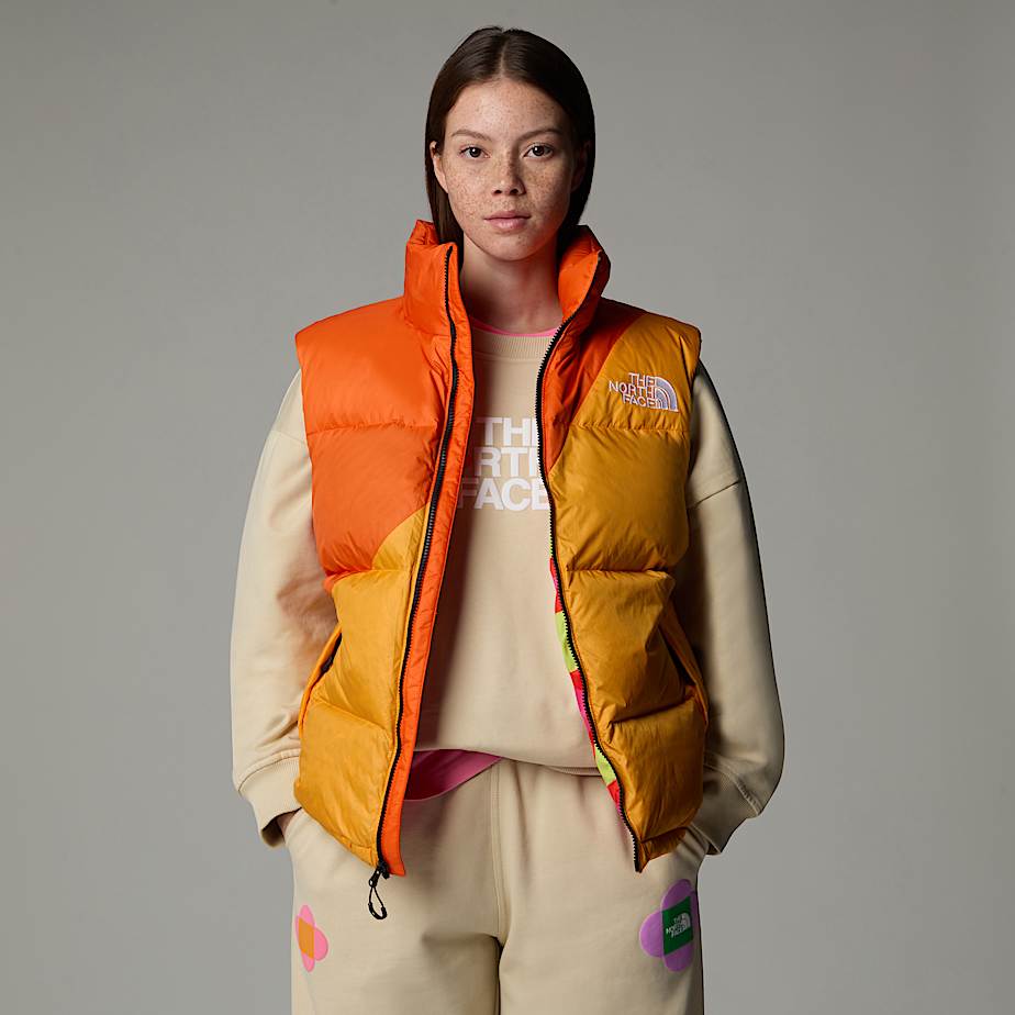 The North Face X Yinka Ilori Dunväst Herr Orange | NF0A89Y1Z