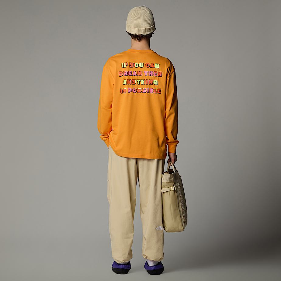 The North Face X Yinka Ilori Graphic Long-Sleeve T-shirt Herr Aprikos | NF0A08F0R