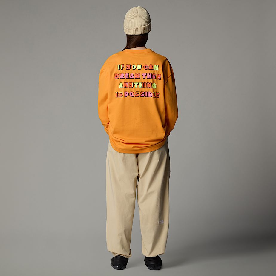 The North Face X Yinka Ilori Graphic Long-Sleeve T-shirt Herr Aprikos | NF0A08F0R