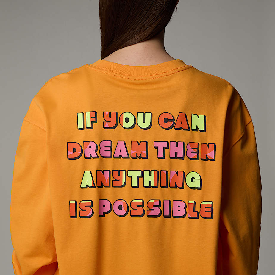 The North Face X Yinka Ilori Graphic Long-Sleeve T-shirt Herr Aprikos | NF0A08F0R