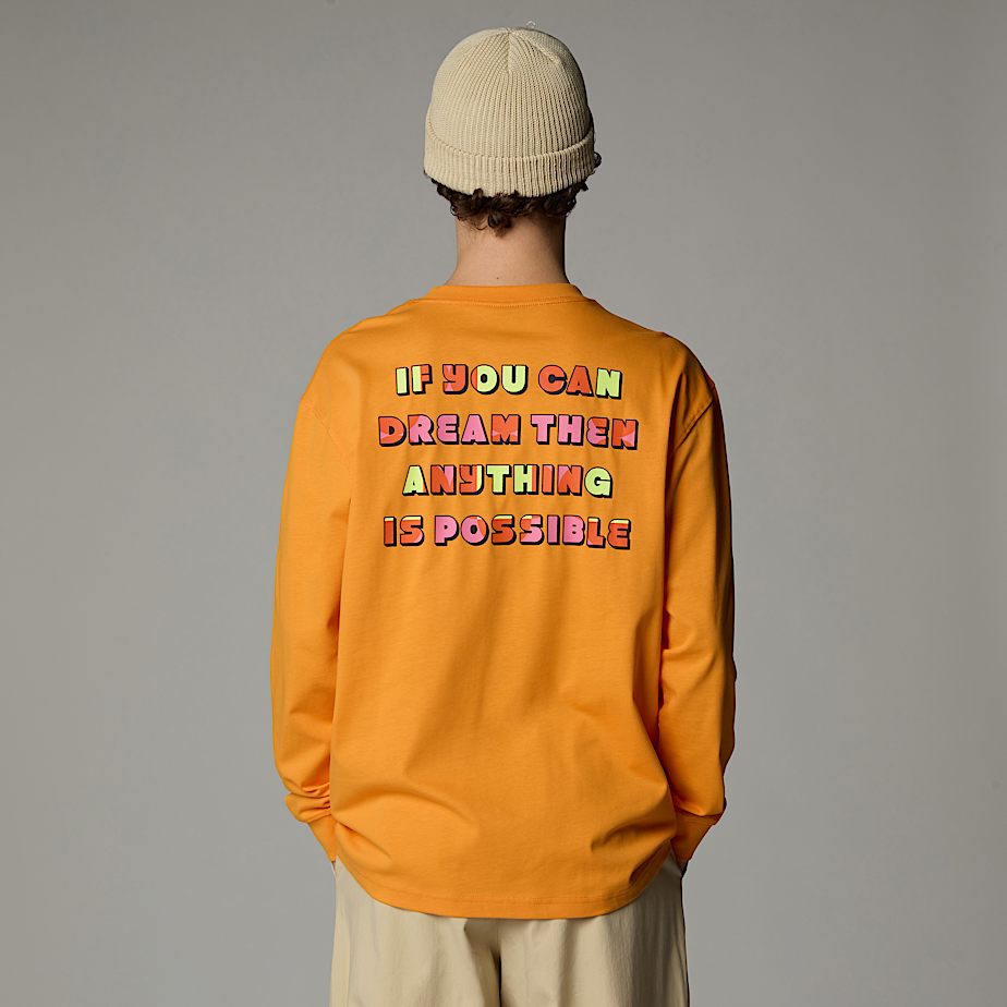 The North Face X Yinka Ilori Graphic Long-Sleeve T-shirt Herr Aprikos | NF0A08F0R