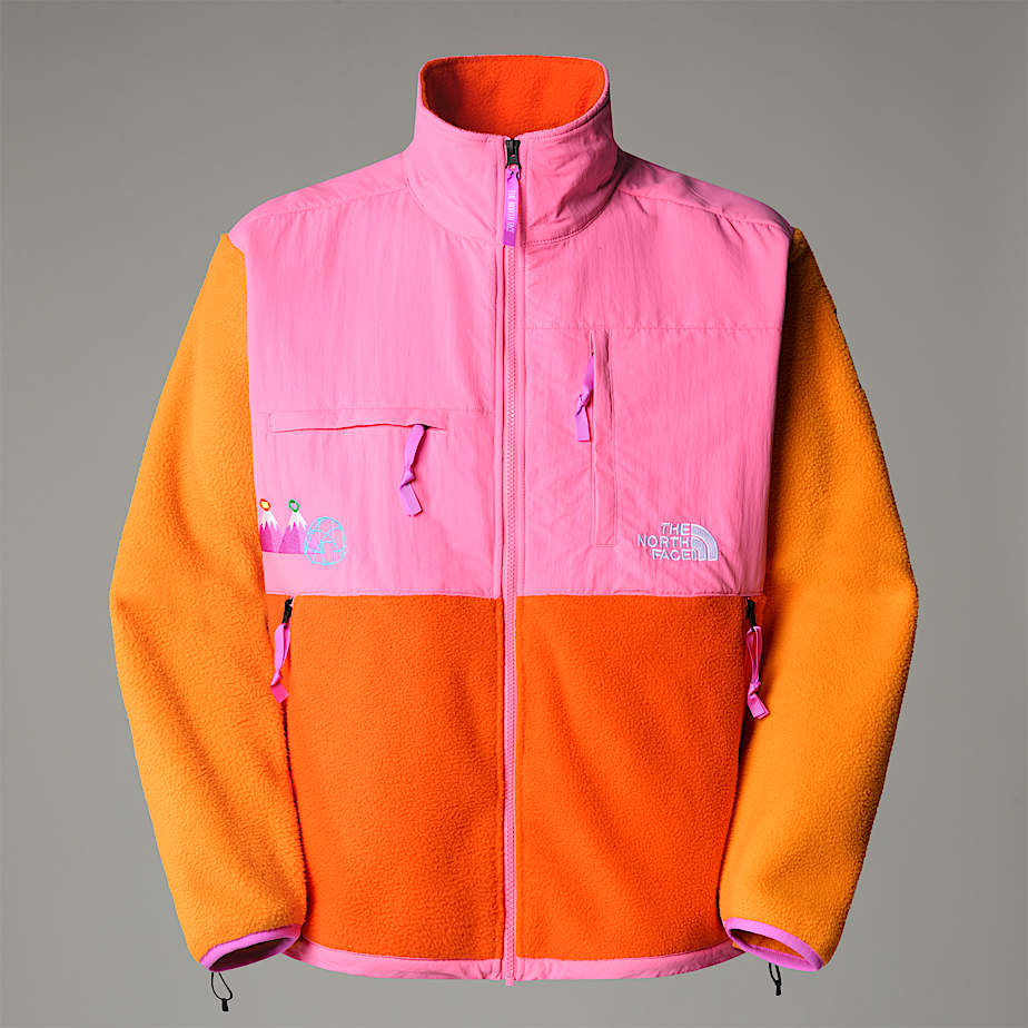 The North Face X Yinka Ilori Retro Denali Jackor Herr Orange | NF0A07F8S