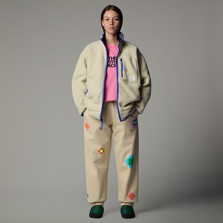 The North Face X Yinka Ilori Reversible Fleecejackor Dam Beige | NF0A02C1Y
