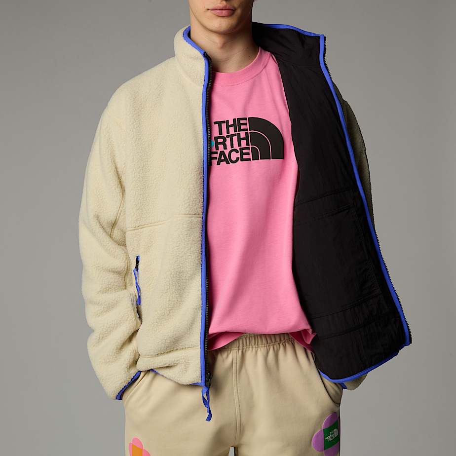The North Face X Yinka Ilori Reversible Fleecejackor Dam Beige | NF0A02C1Y